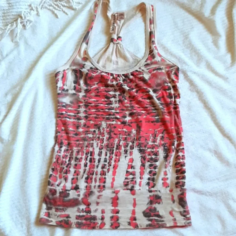 Eyeshadow Raceback Tank Top 100% cotton xs - Picture 1 of 6